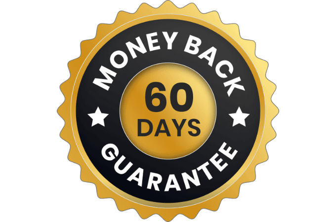 Erectonol 60-day, Money Back Guarantee